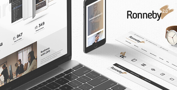 WordPress Ronneby theme Free Download Nulled